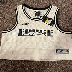 Nike cropped basketball jersey